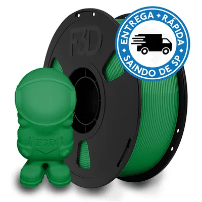 Filamento PLA Premium Verde para Impressora 3D 8
