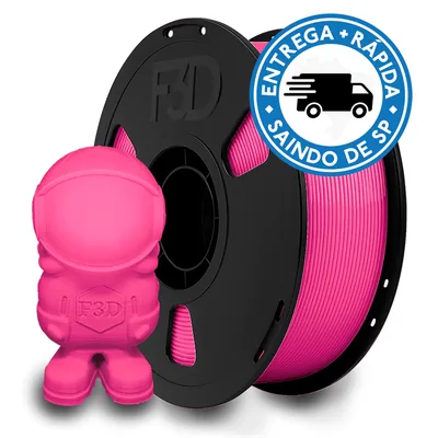 Filamento PLA Premium Rosa para Impressora 3D 8
