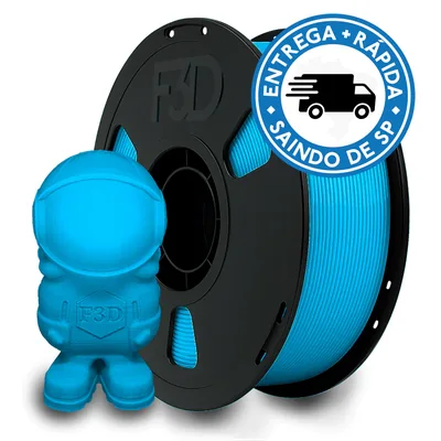 Filamento PLA Premium Azul Celeste para Impressora 3D 8