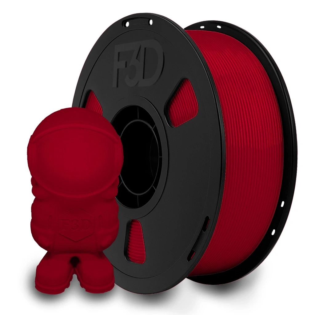 Filamento PLA Premium Vermelho Escarlate para Impressora 3D
