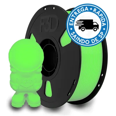 Filamento PLA Premium Verde Neon para Impressora 3D 8