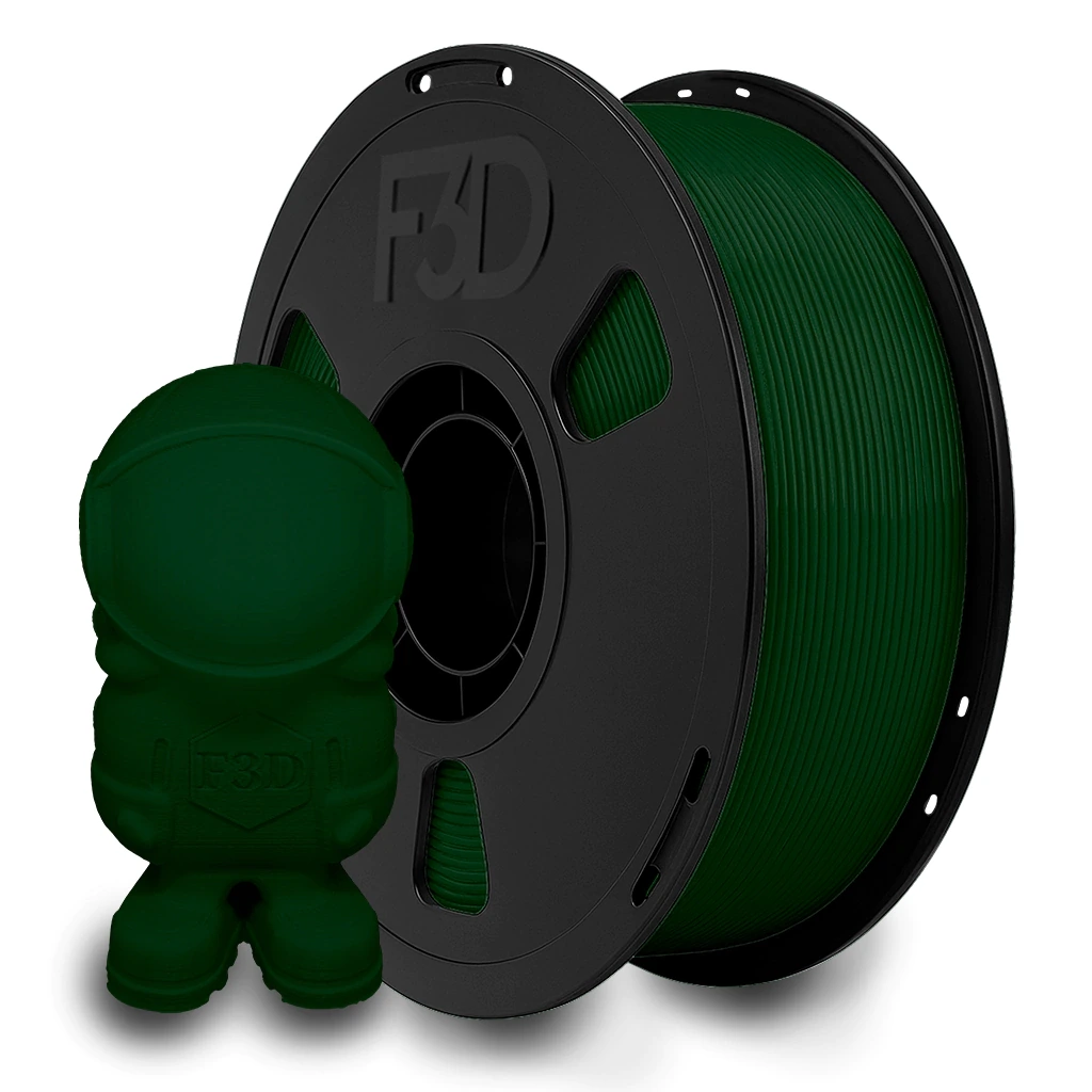 Filamento PLA Premium Verde Militar para Impressora 3D