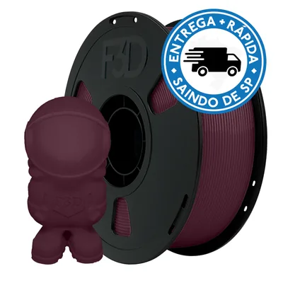 Filamento PLA Premium Bordô para Impressora 3D 7