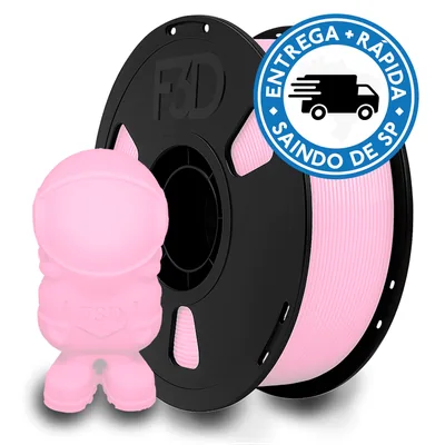 Filamento PLA Premium Rosa Claro para Impressora 3D 8
