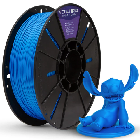 Filamento Voolt3D PLA Azul Velvet High Speed Premium - 1Kg para Impressora 3D — filamento para impressora 3D