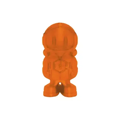Filamento PLA Premium Laranja Translúcido para Impressora 3D 7