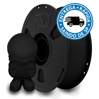 Filamento PLA Premium Preto para Impressora 3D 8