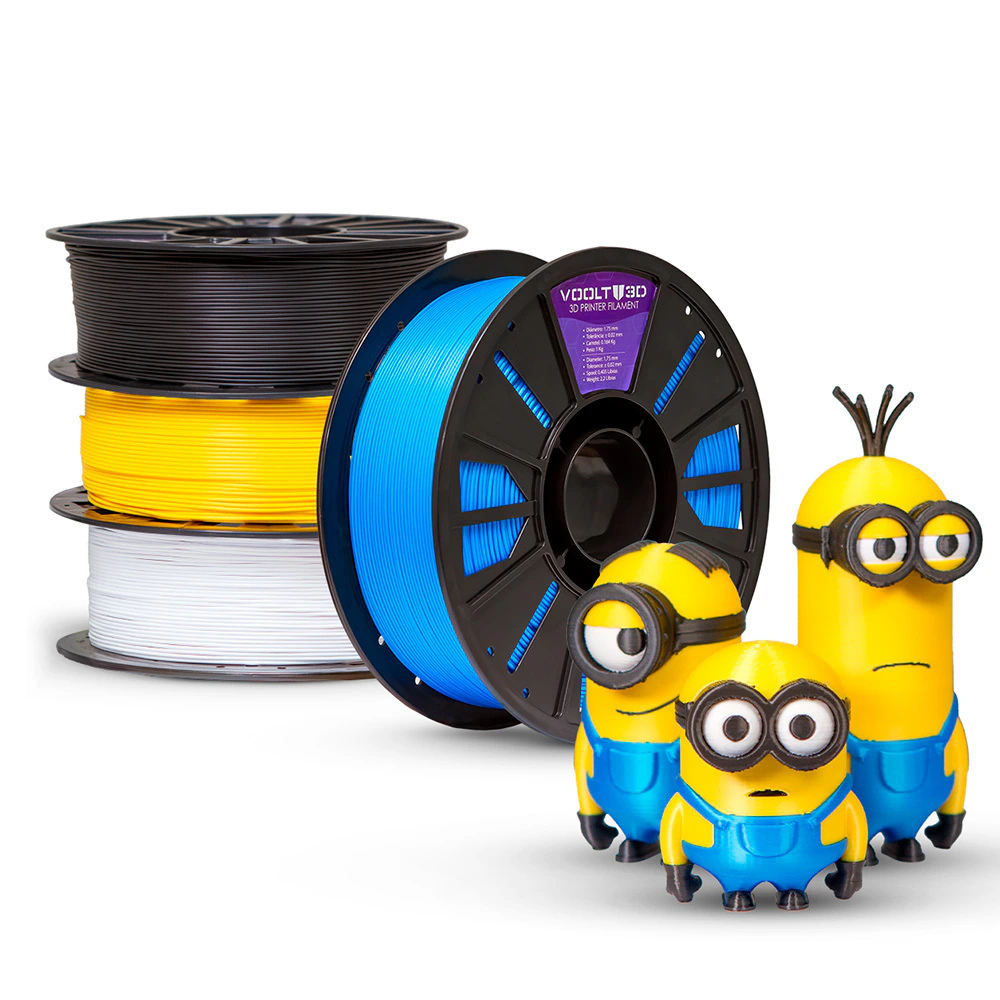 Voolt3D KIT Filamento PLA Sólido Copa do Mundo 2kg para Impressora 3D — filamento para impressora 3D
