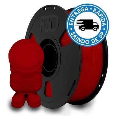 Filamento PLA Premium Vermelho para Impressora 3D 8