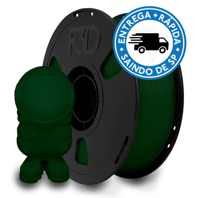 Filamento PLA Premium Verde Militar para Impressora 3D 8