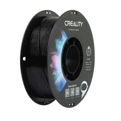 Filamento CR-TPU Creality 1.75mm 1kg - Preto para Impressora 3D — filamento para impressora 3D