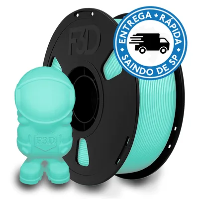 Filamento PLA Premium Verde Água para Impressora 3D 8